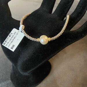 LAGOS Single Pearl Caviar Bracelet | 3mm. Sz 7.5